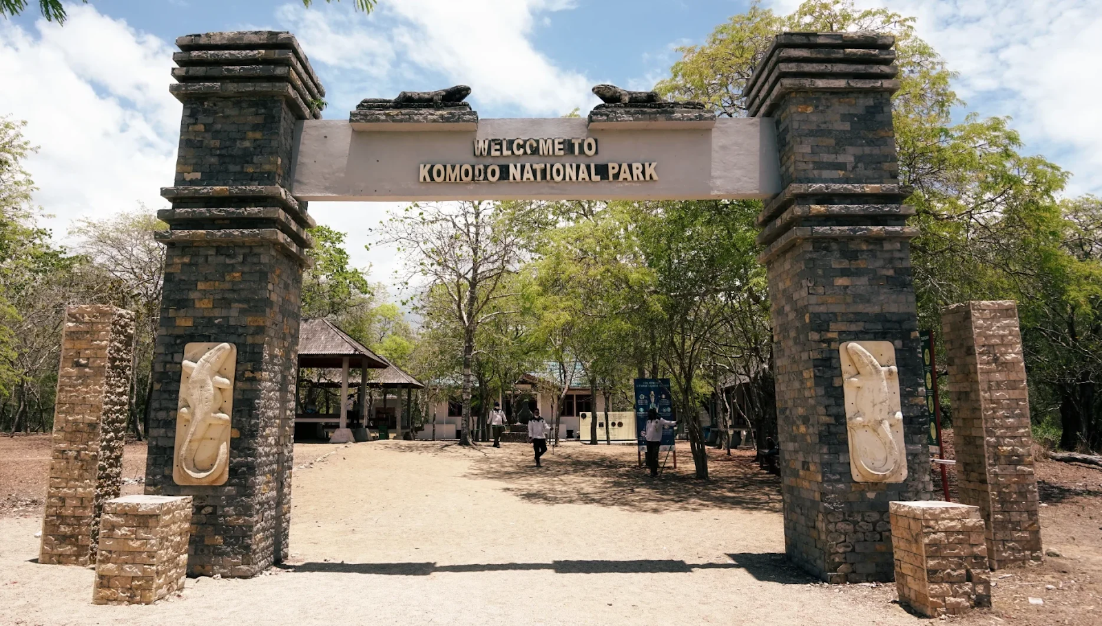 The entrance of Komodo National Park