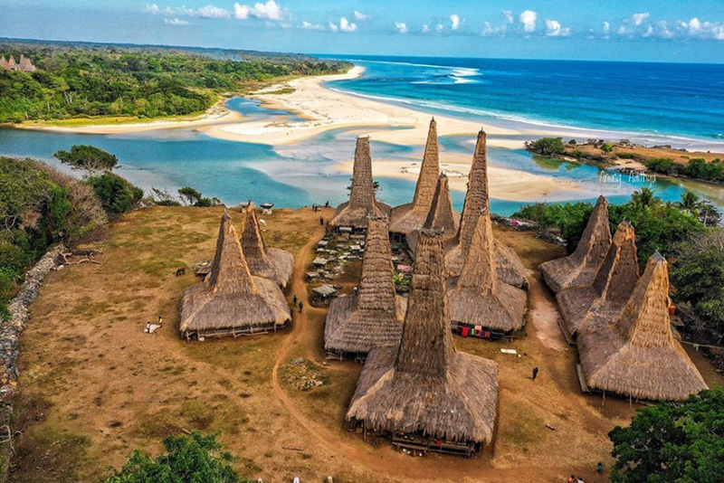 Traditional houses in Sumba