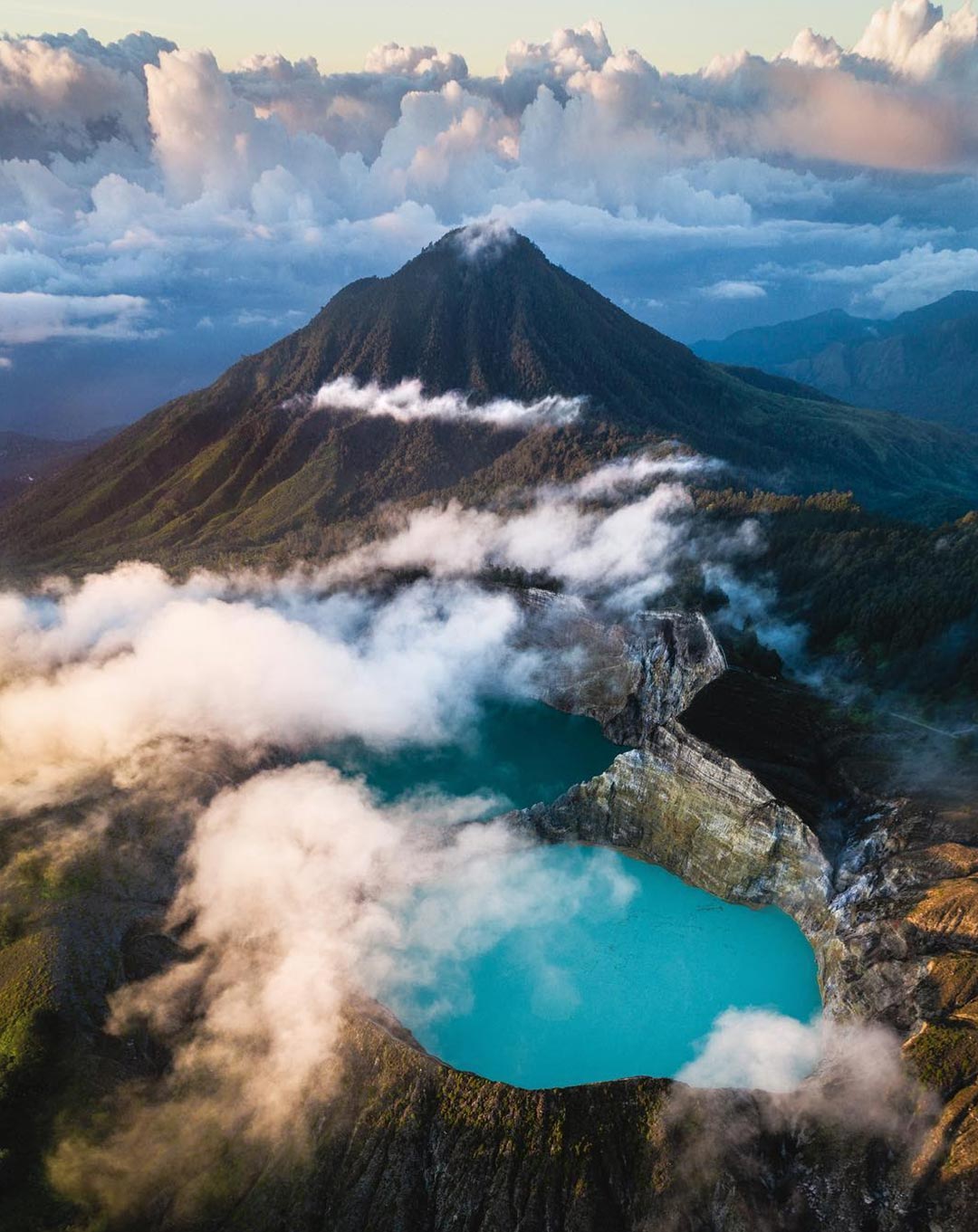 Satonda Island and mountain peak