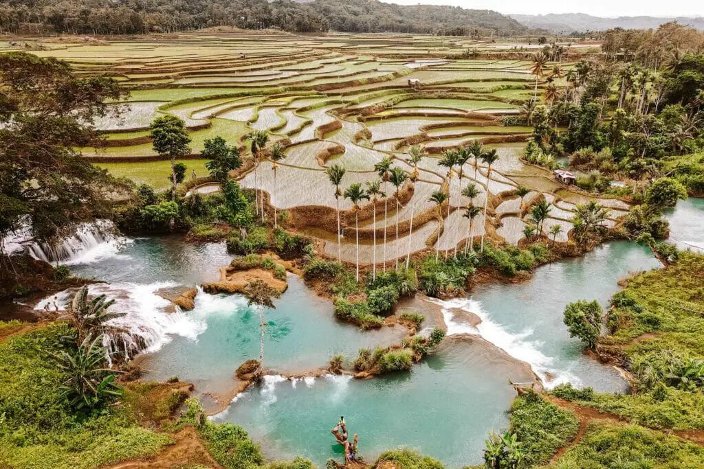 Waikelo Waterfall in Indonesia