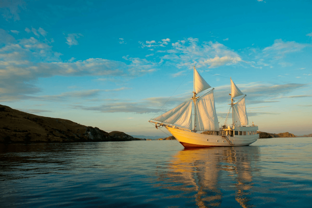 ALEXA Private Cruises, a luxury yacht charter operating in Pink Beach Komodo, Indonesia