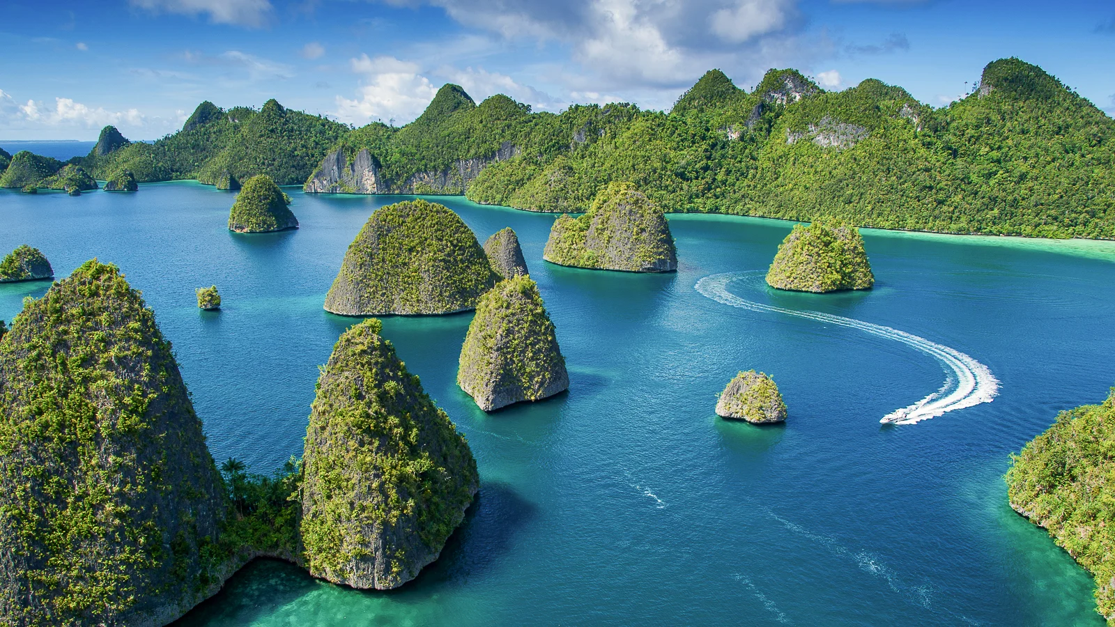 Penemu Island in Raja Ampat archipelago in Indonesia